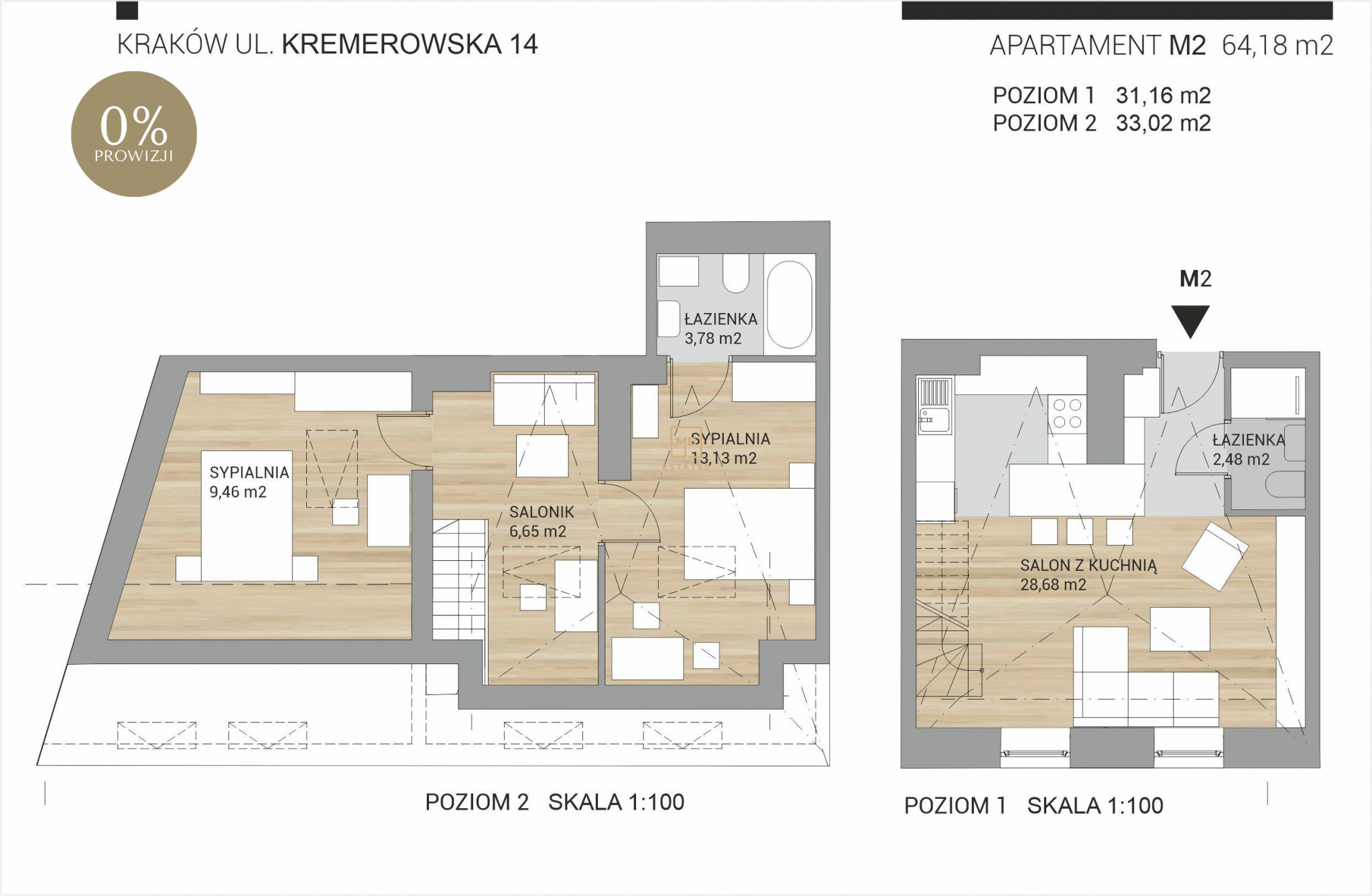 Mieszkanie Sprzedaż Kraków Kraków-Śródmieście Kremerowska