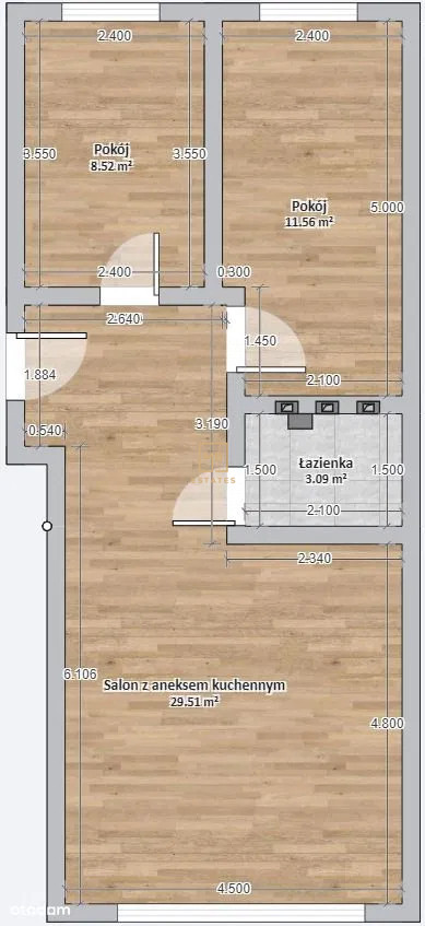 Mieszkanie Sprzedaż Kraków Kraków-Nowa Huta os. Kalinowe